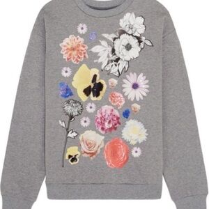 Christopher Kane sticker floral sweatshirt sweater flower